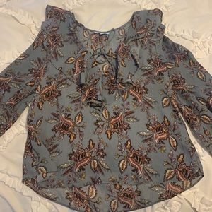She & Sky paisley patterned blouse